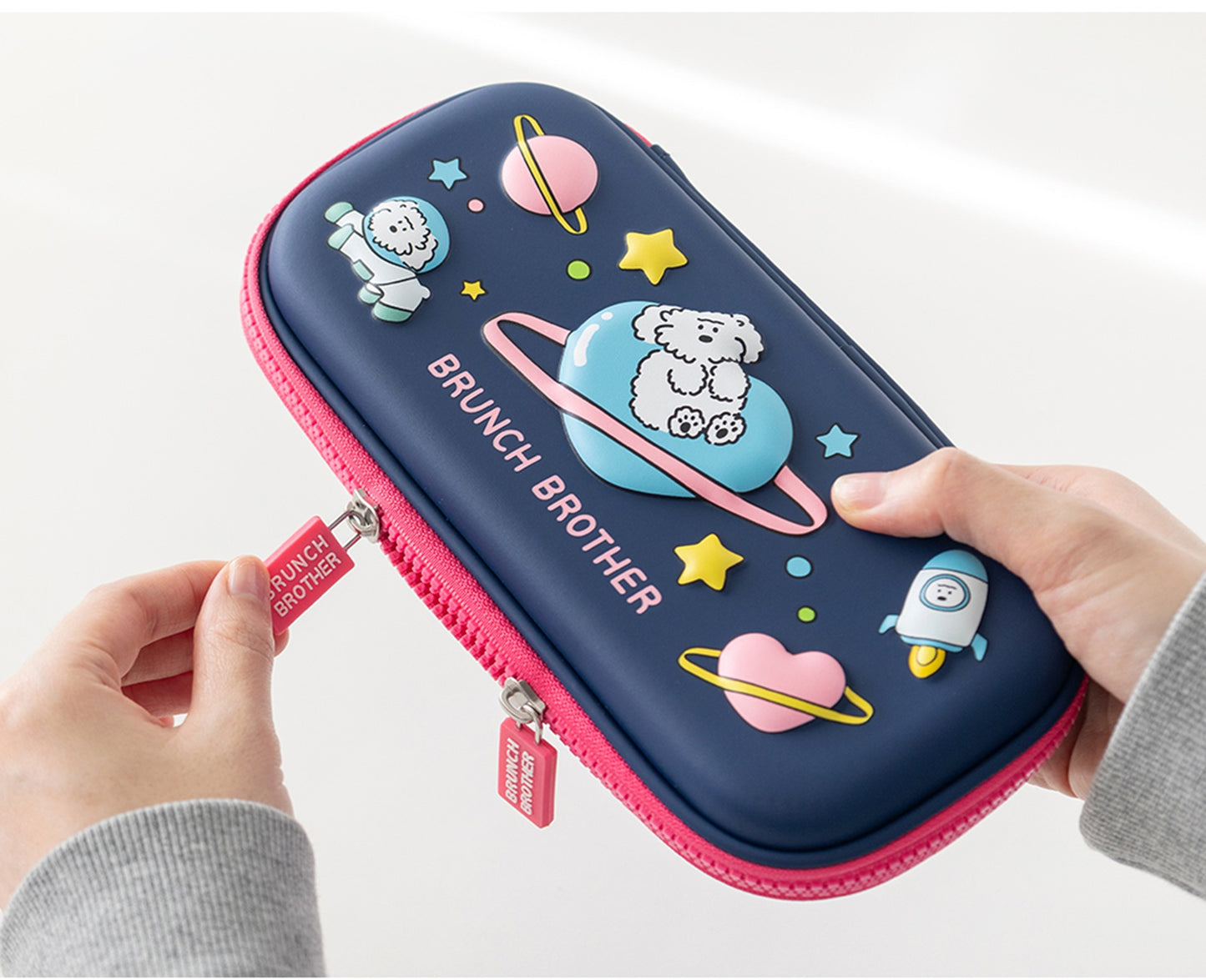 ブランチブラザー 韓国 小型 ペンケース ペンポーチ 可愛い 犬 キャラクター ペーパー 筆箱 グルミ ステーショナリー