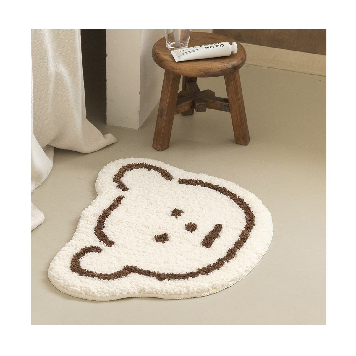 ブランチブラザー 韓国 キャラクター イラスト 浴室 足ふきマット バスマット ドアマット 足拭きマット お風呂マット 滑り止め キッチン 玄関やわらかマット