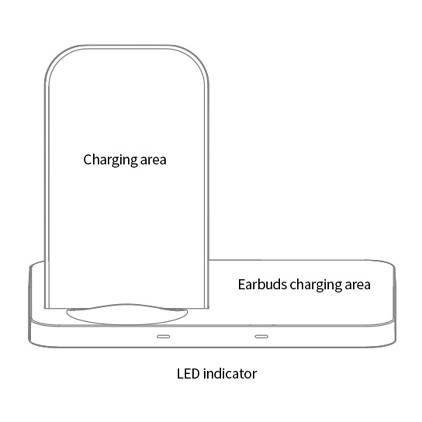 ブランチブラザー 韓国 キャラクター ワイヤレス充電器 ワイヤレスチャージャー アップルウォッチ 充電 iPhone Airpods 二重 高速 ワイヤレス 充電器 スタンド