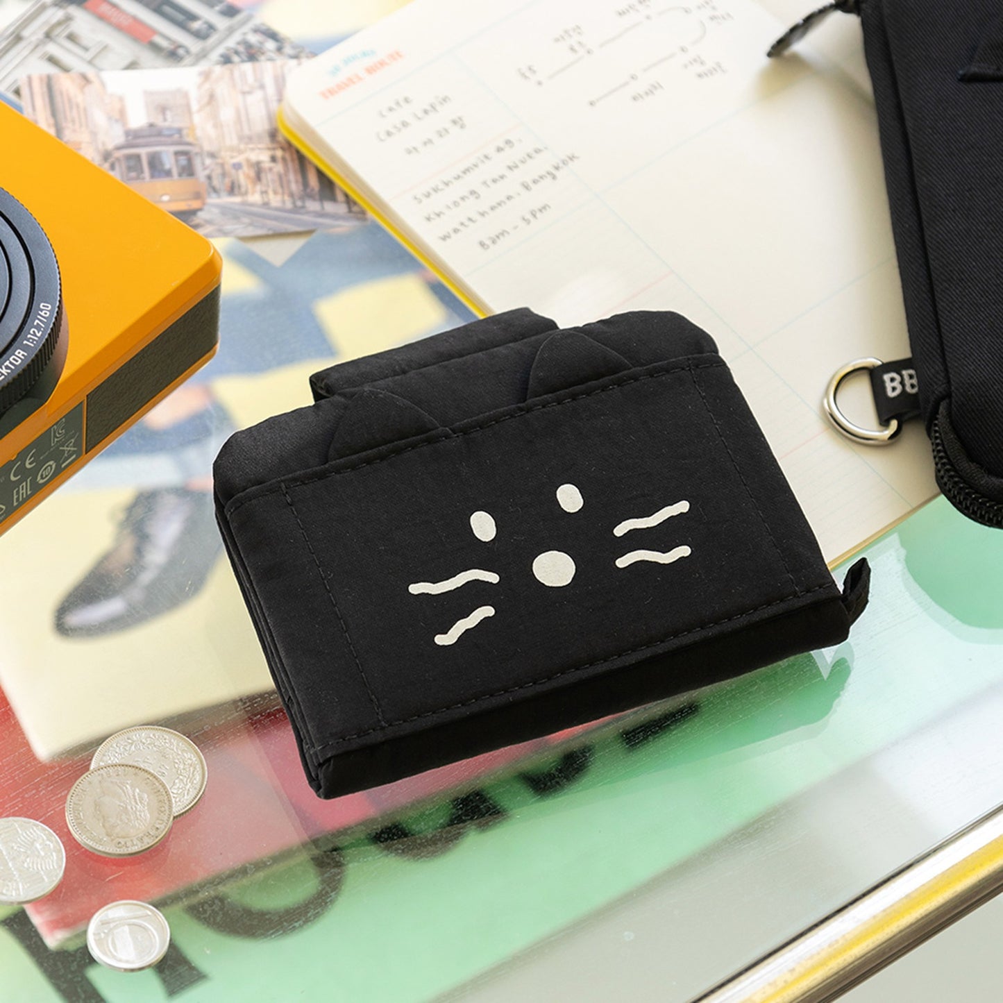 ブランチブラザー 韓国 カードケース パスケース 定期入れ 小銭入れ かわいい キティデザイン ICカード 収納 コンパクトウォレット