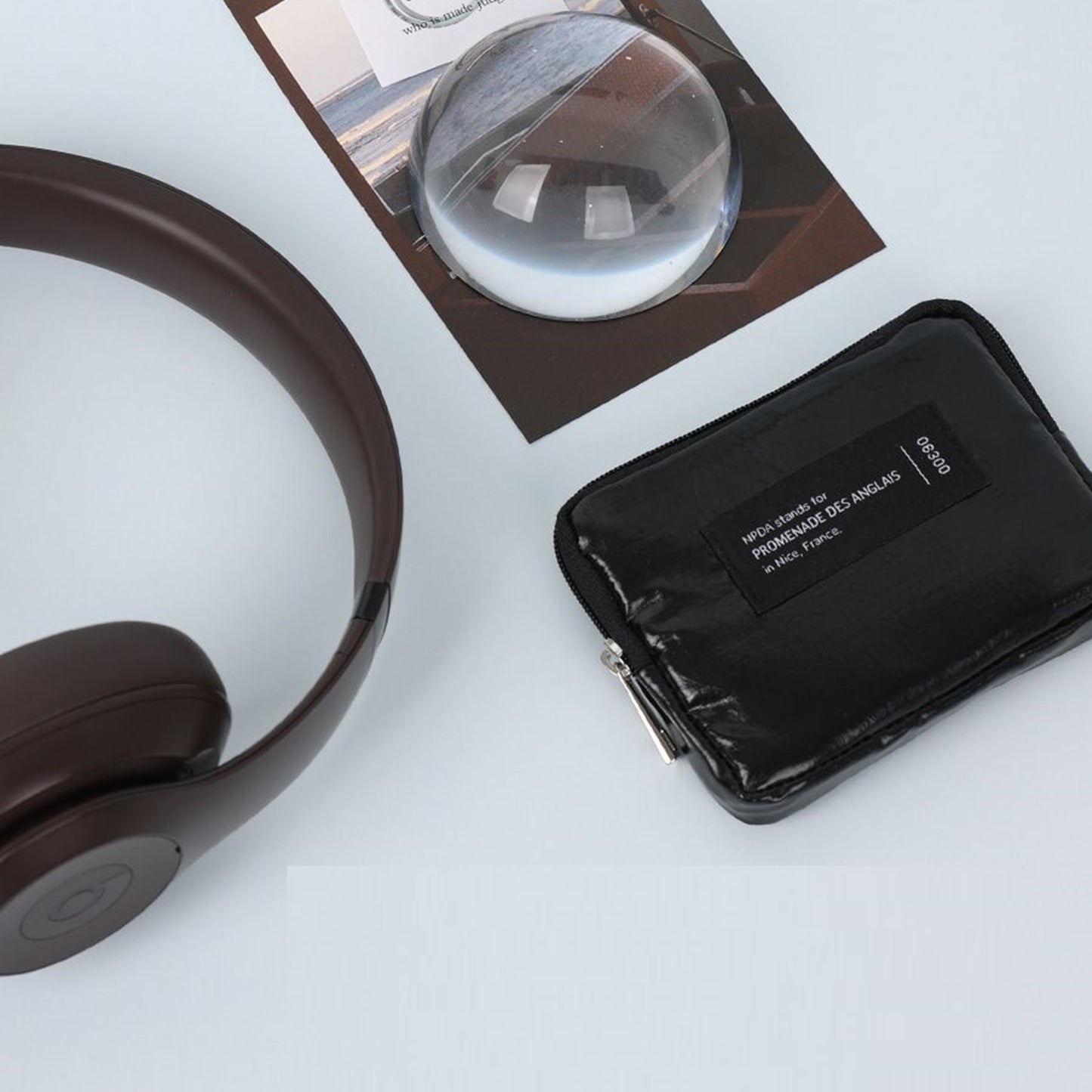 ワナディス 韓国 グロッシー カラー フラグメントカード ケース 財布 ウォレット