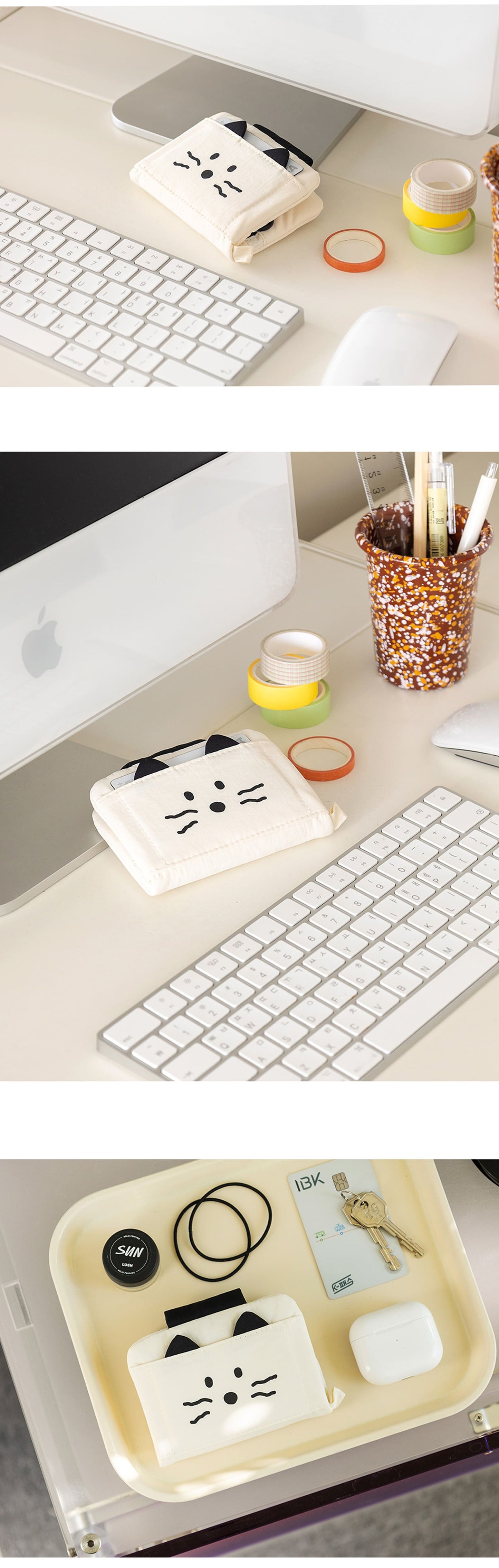 ブランチブラザー 韓国 カードケース パスケース 定期入れ 小銭入れ かわいい キティデザイン ICカード 収納 コンパクトウォレット