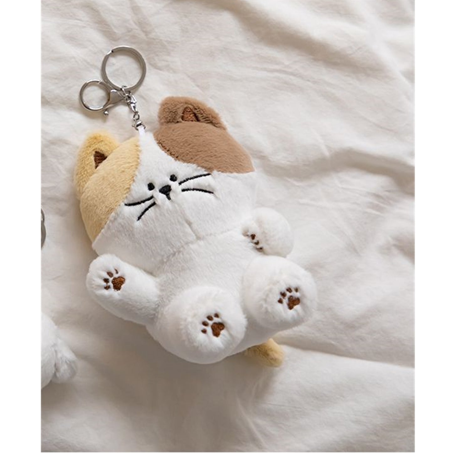 デイリーライク 韓国 かわいい 猫 ぬいぐるみ キーホルダー キーリング 韓国雑貨 ブランド