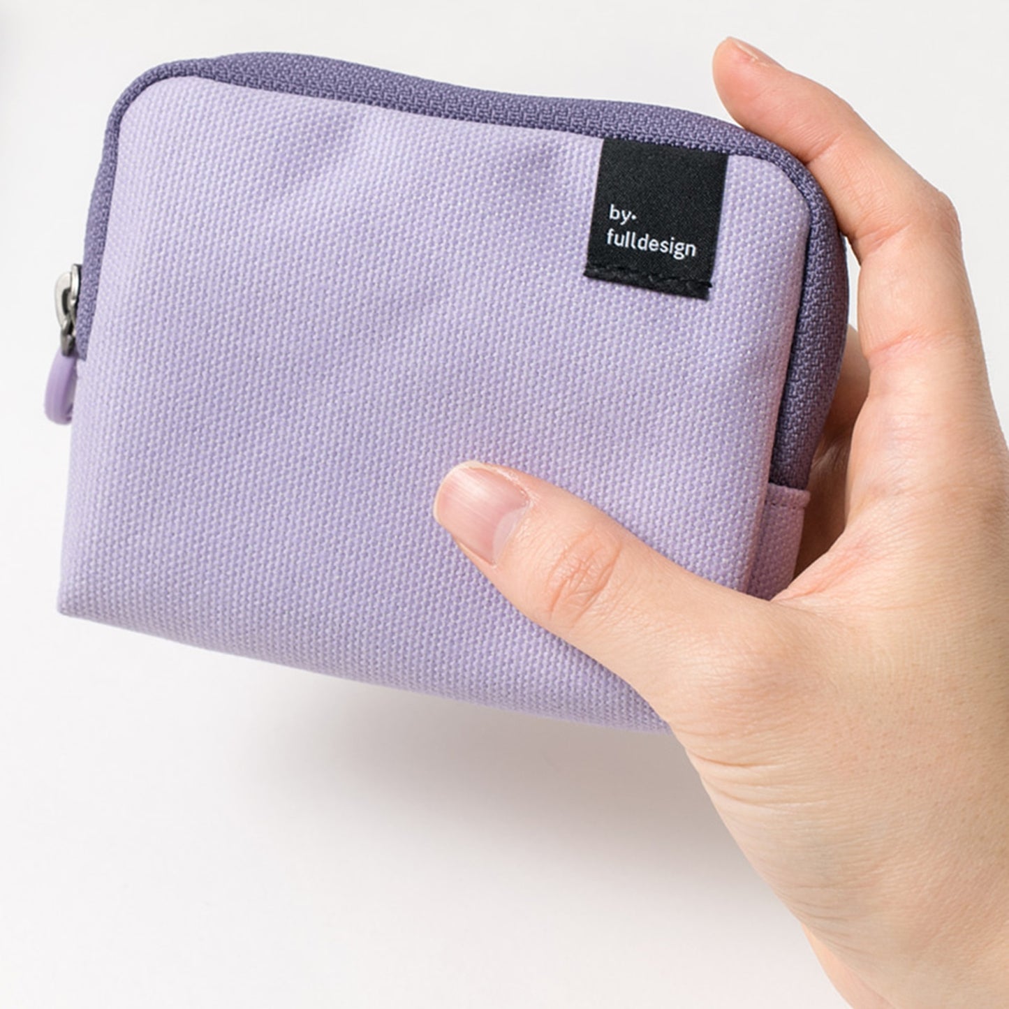 バイフルデザイン 韓国 多目的ミニポーチカードケースポーチ 小道具 収納可能な高級オックスフォード生地財布 コンパクトで便利な円形スライダー付き携帯ポーチ 化粧 ポーチ