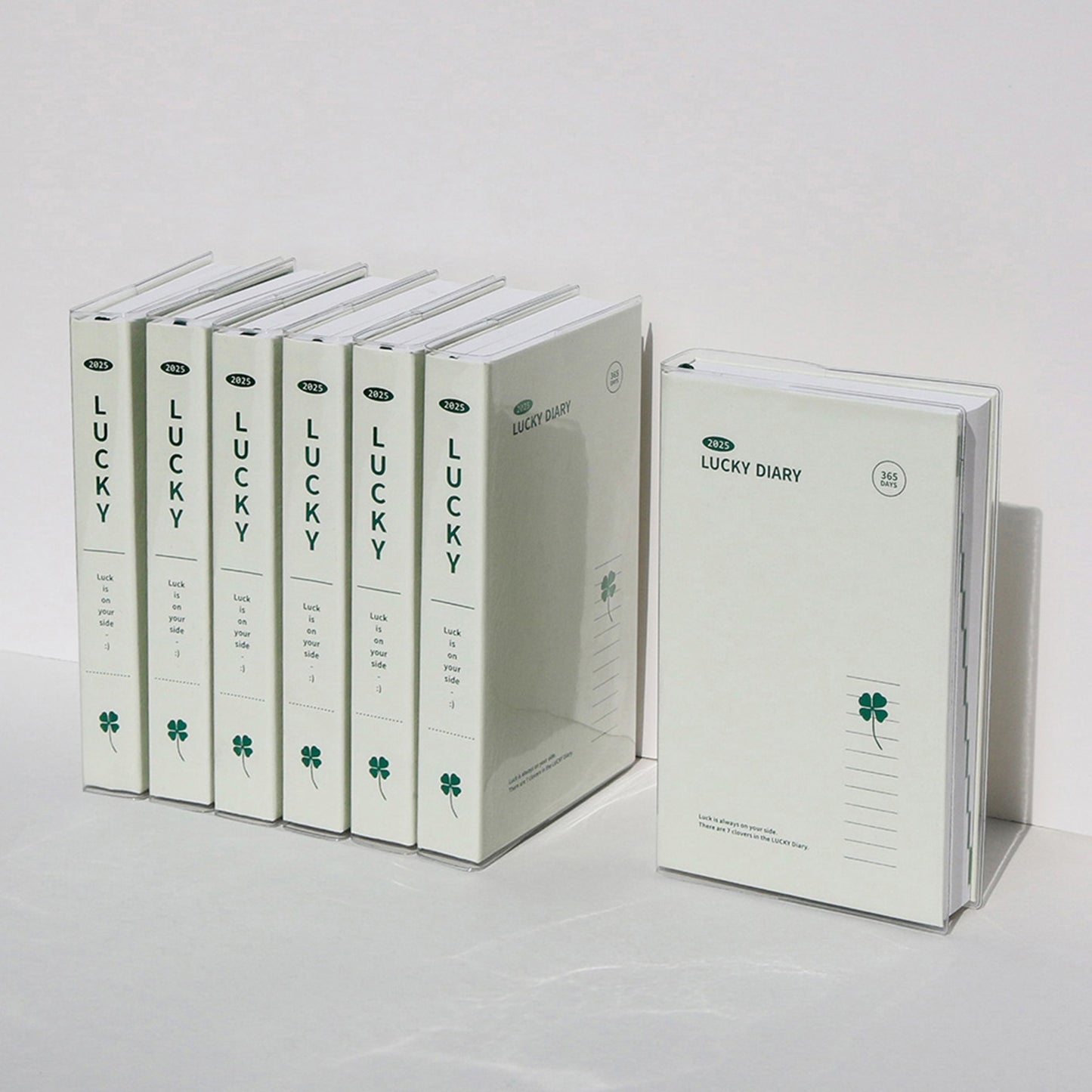 7321デザイン 2025 ラッキーダイアリー 韓国 手帳 スケジュール帳 ダイアリー システム手帳 デイリー 手帳 日付表示あり