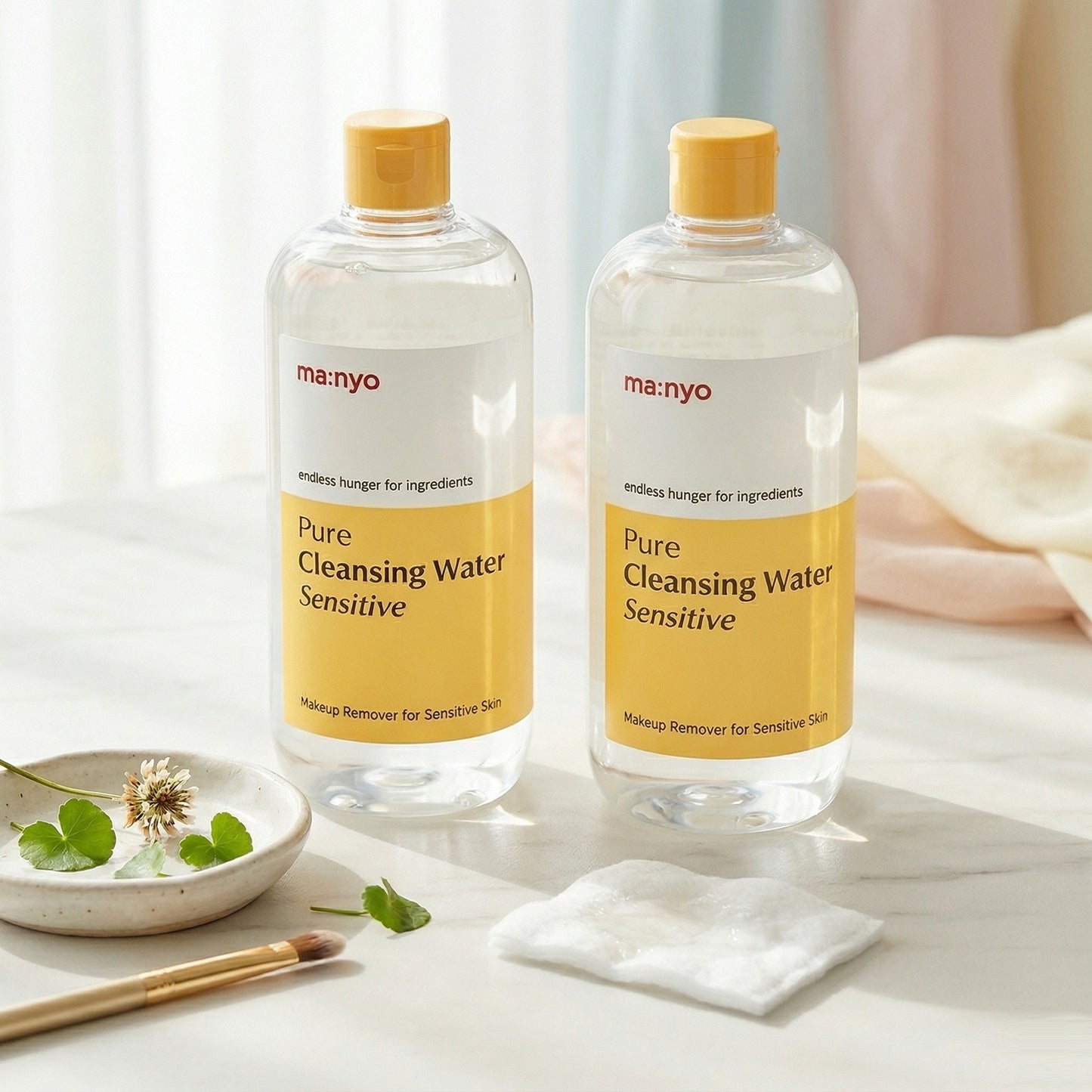 Manyo マニョ ピュア クレンジング ウォーター センシティブ 500ml 2本セット Manyo メイク落とし 拭き取り 大容量 敏感肌 スキンケア 韓国コスメ