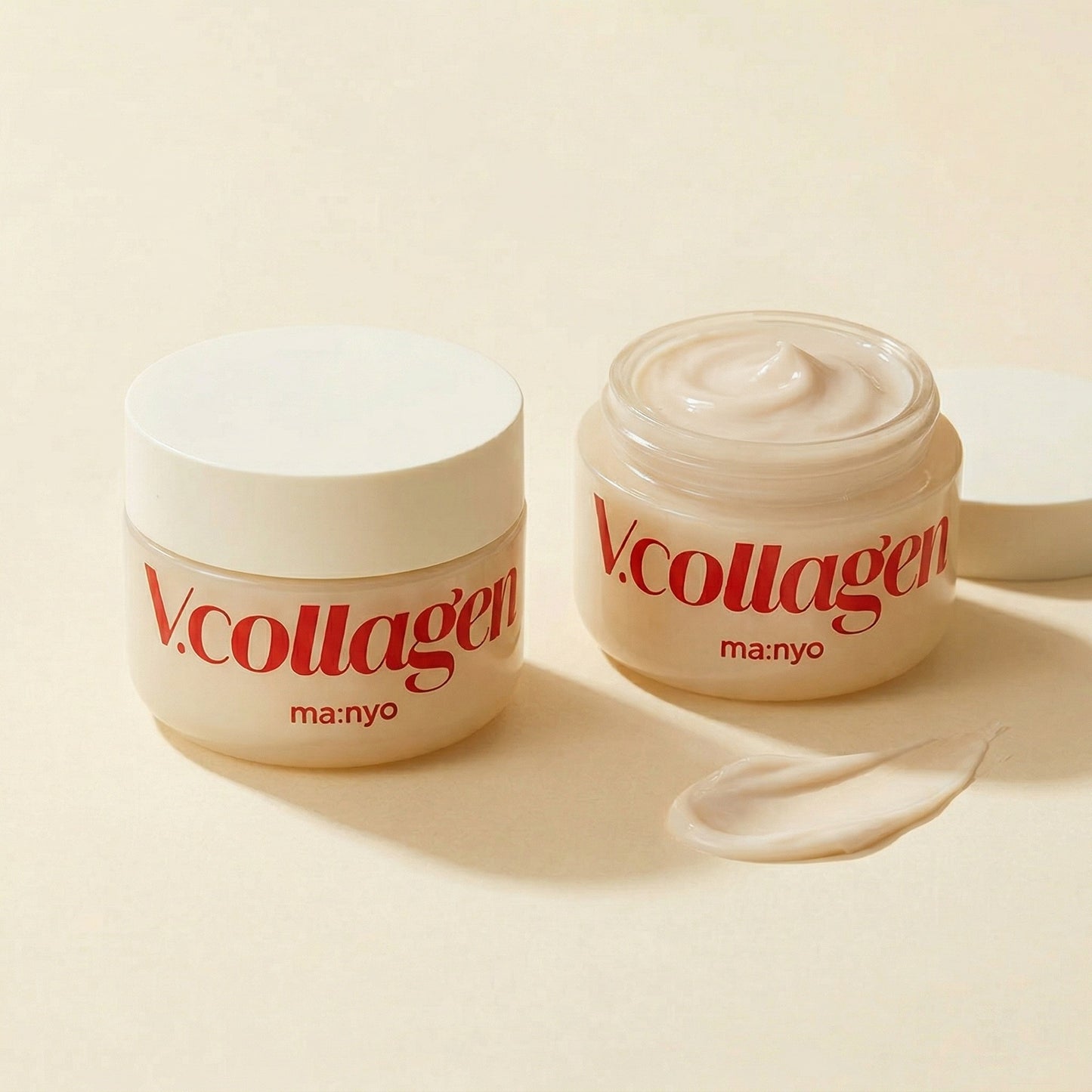 Manyo Vコラーゲン ハートフィット クリーム 50ml 2本セット Manyo フェイスクリーム 保湿 ヴィーガン スキンケア 韓国コスメ 正規品