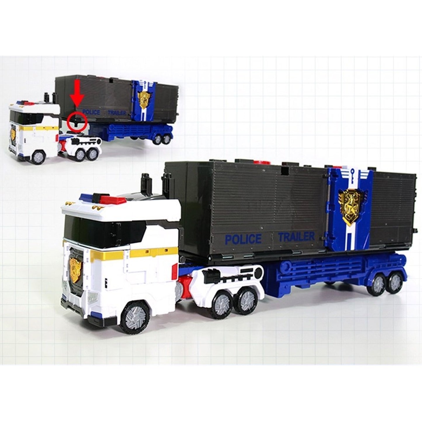 ミニ特攻隊 ミニフォース キャプテンコマンダー 最強警察シリーズ 変身ロボット玩具 Miniforce Captain Commander