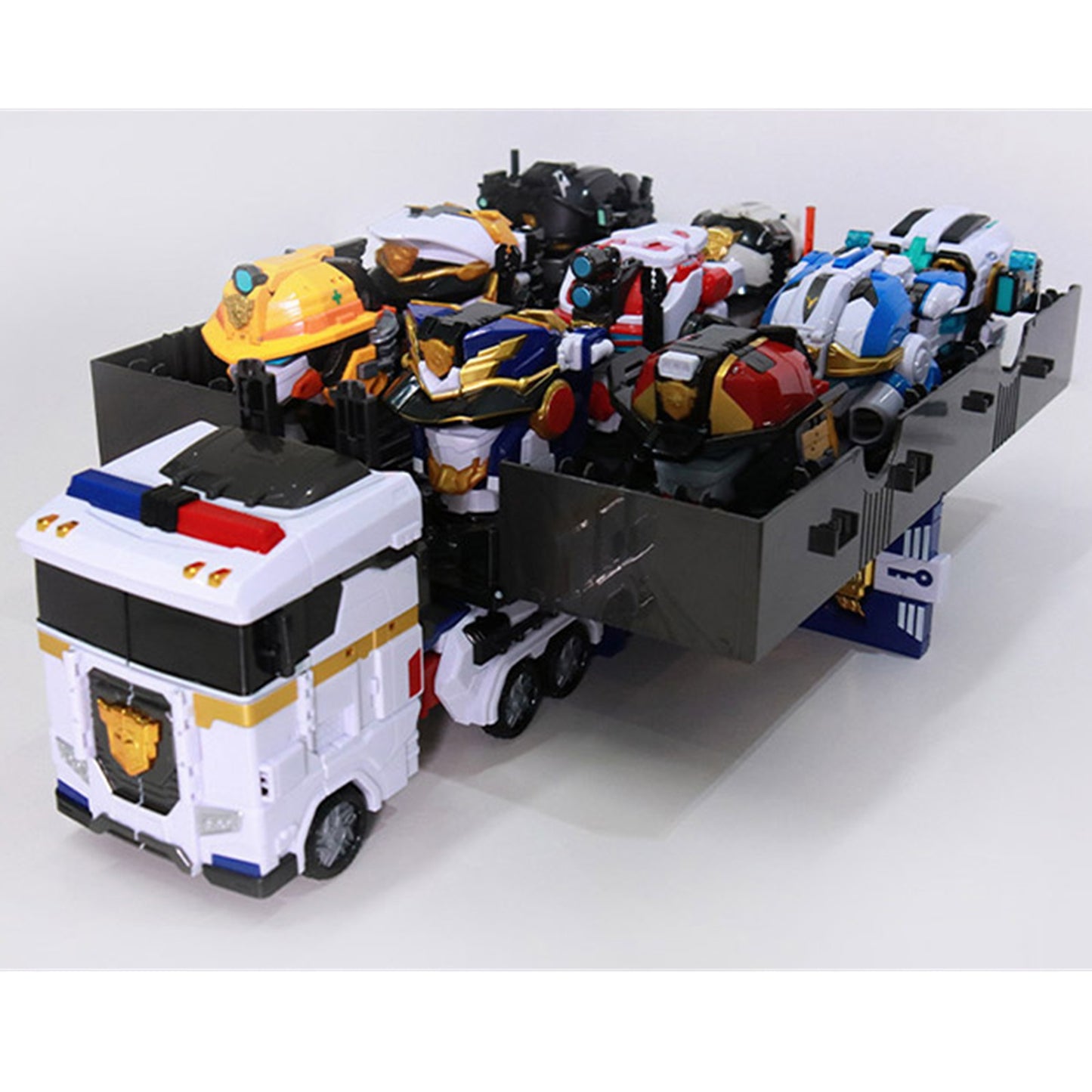 ミニ特攻隊 ミニフォース キャプテンコマンダー 最強警察シリーズ 変身ロボット玩具 Miniforce Captain Commander
