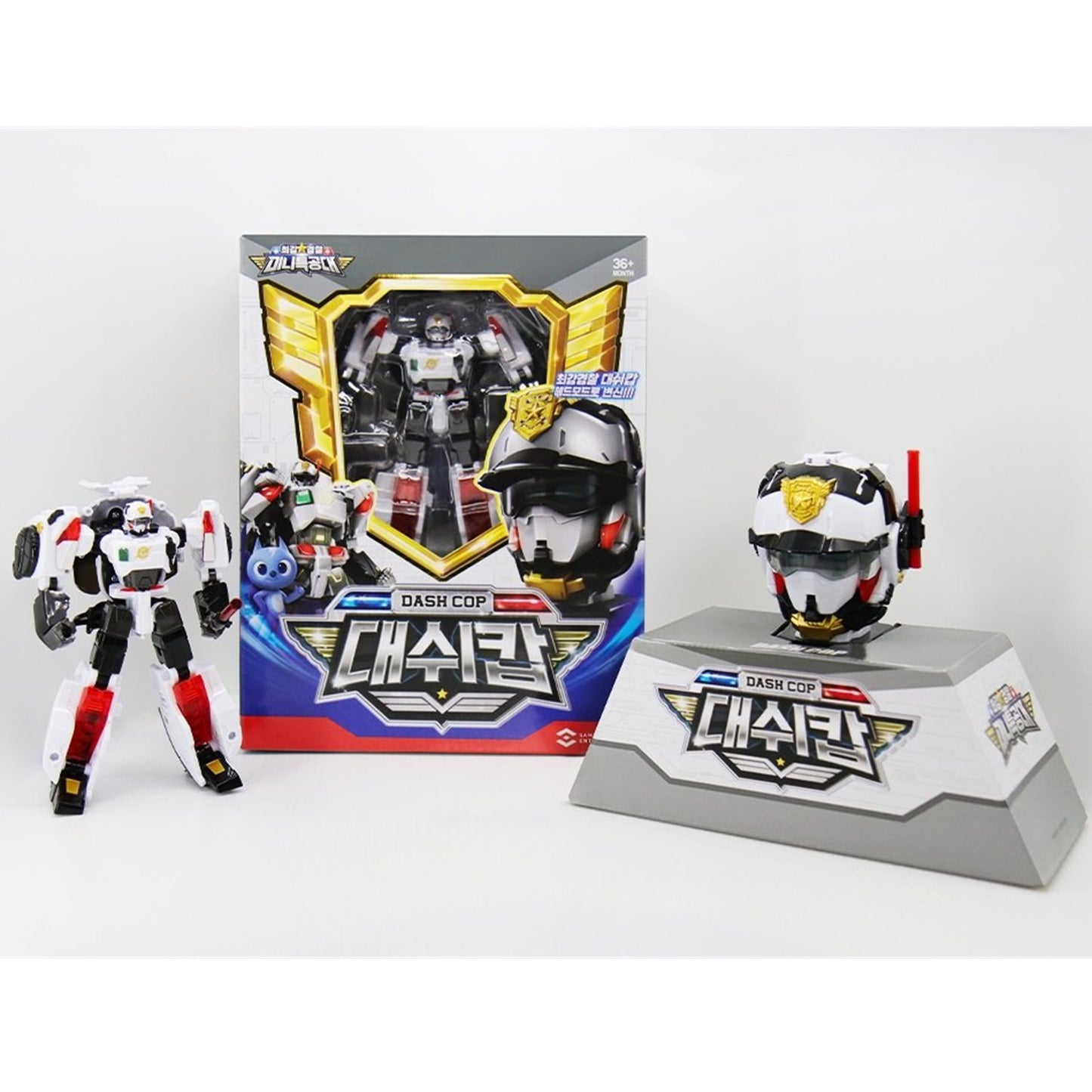ミニ特攻隊 ミニフォース ダッシュコップ ダッシュカプ 最強警察シリーズ 変身ロボット玩具 Miniforce Dash Cop