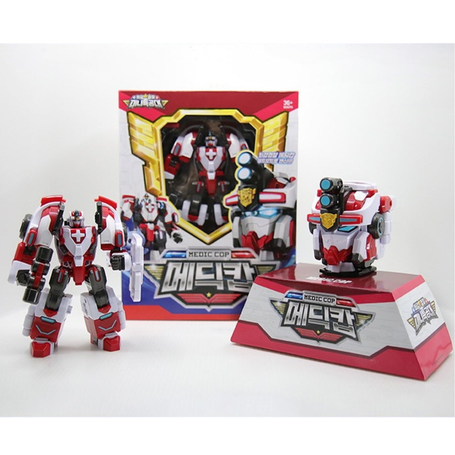 ミニ特攻隊 ミニフォース メディックコップ メディックカプ 最強警察シリーズ 変身ロボット玩具 Miniforce Medic Cop
