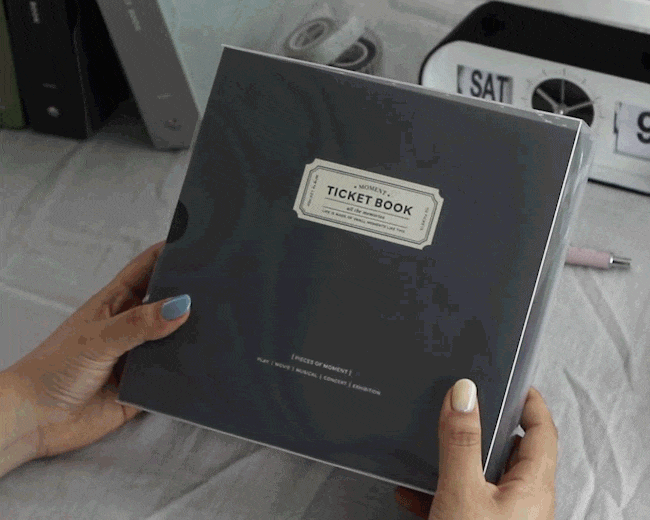 アイコニック 韓国 チケットブック アルバム 映画 コンサート 旅行チケット収納 ポケットアルバム