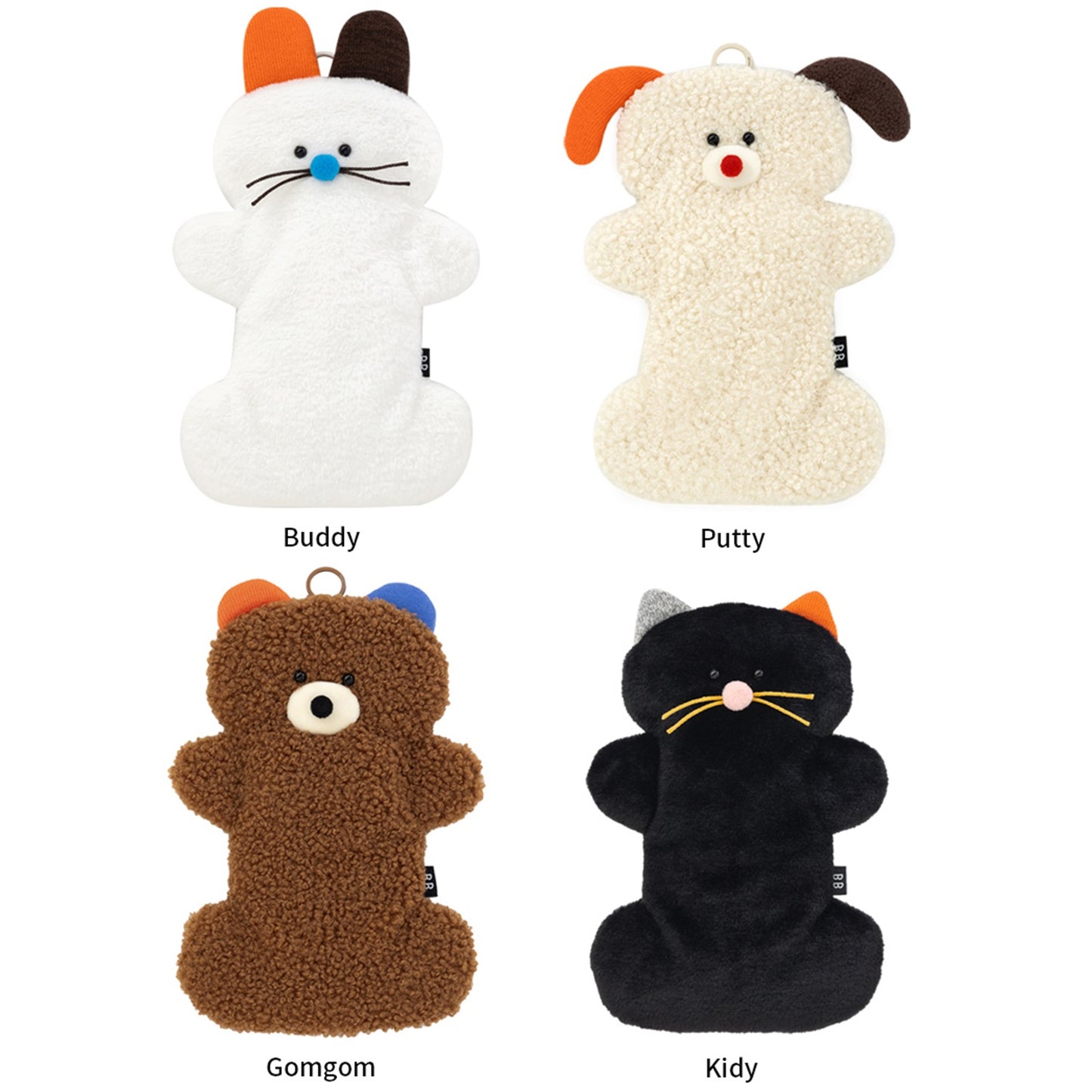 ブランチブラザー 韓国 キャラクター ペンケース 大容量 ペンポーチ ペンホルダー 筆箱 可愛いペンケース ぬいぐるみペンケース 4つのかわいいデザイン