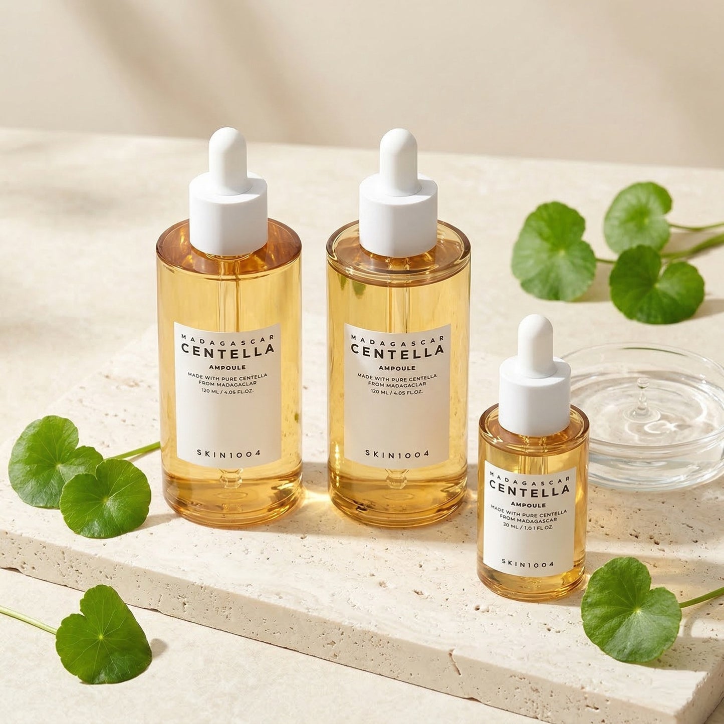 SKIN1004 スキン1004 マダガスカルセンテラアンプル 270ml 大容量セット (120ml×2本+30ml) 美容液 シカ ツボクサ 肌荒れケア 韓国コスメ 正規品