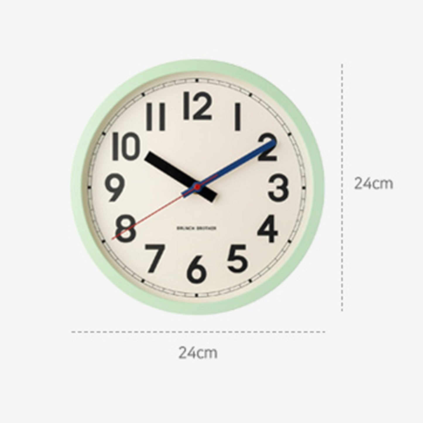 ブランチブラザー 韓国 レトロ 壁掛け時計 ミッドセンチュリー風 インテリア 静音 おしゃれ カフェ風 モダン 北欧