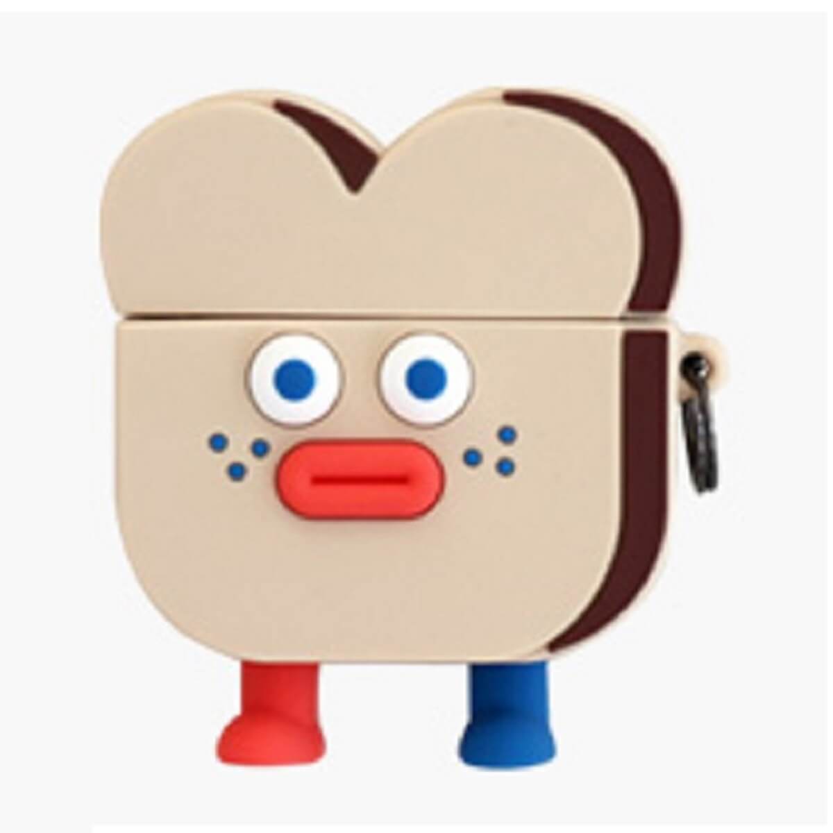 ブランチブラザー 食パンアヒル韓国キャラクターイラスト AirPods 第3世代 互換シリコーンケースカバー