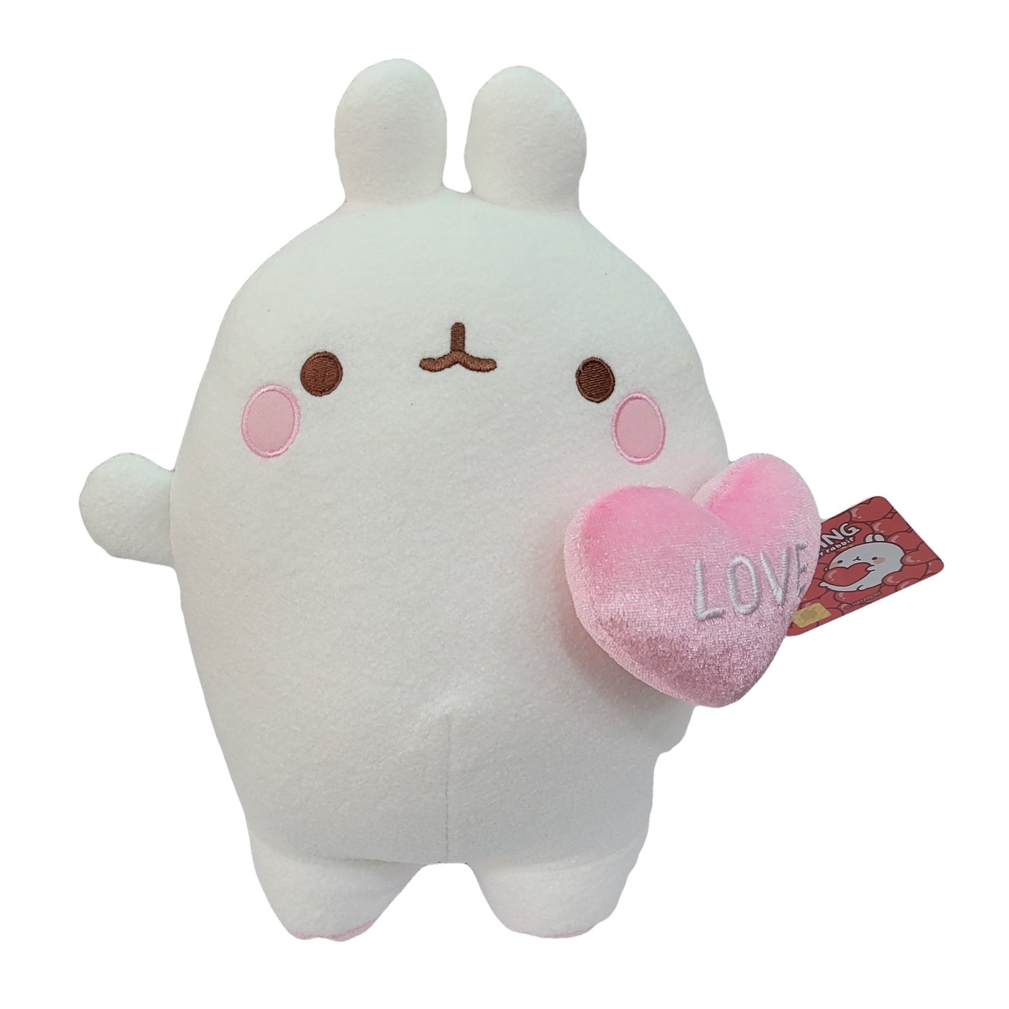 モルラン ラブハート 韓国 ぬいぐるみ 人形 韓国キャラクター人形 Molang 25cm