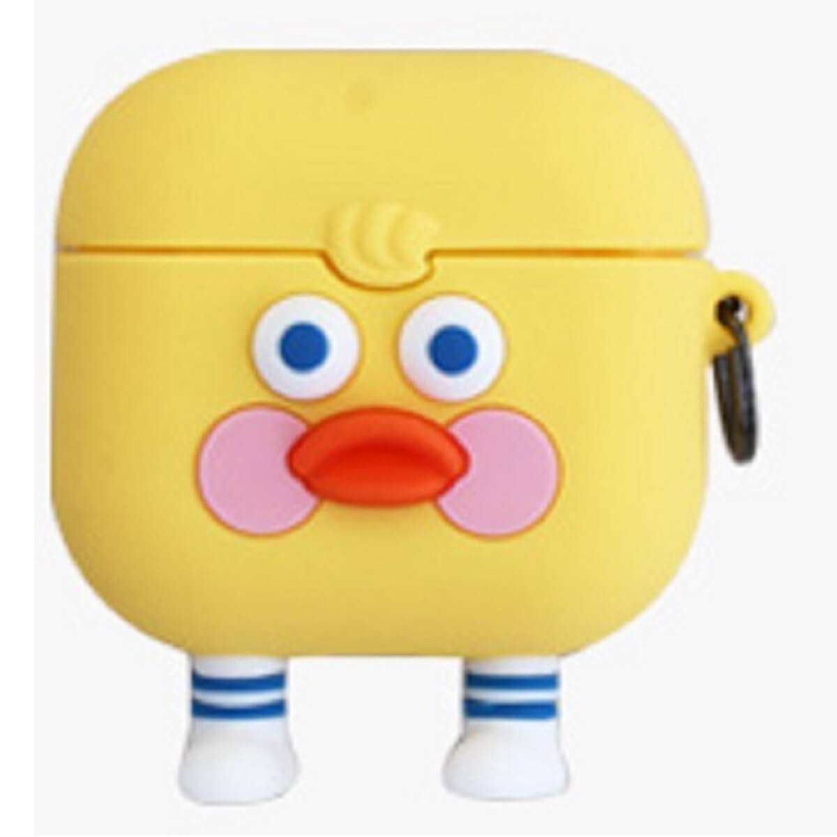 ブランチブラザー 食パンアヒル韓国キャラクターイラスト AirPods 第3世代 互換シリコーンケースカバー