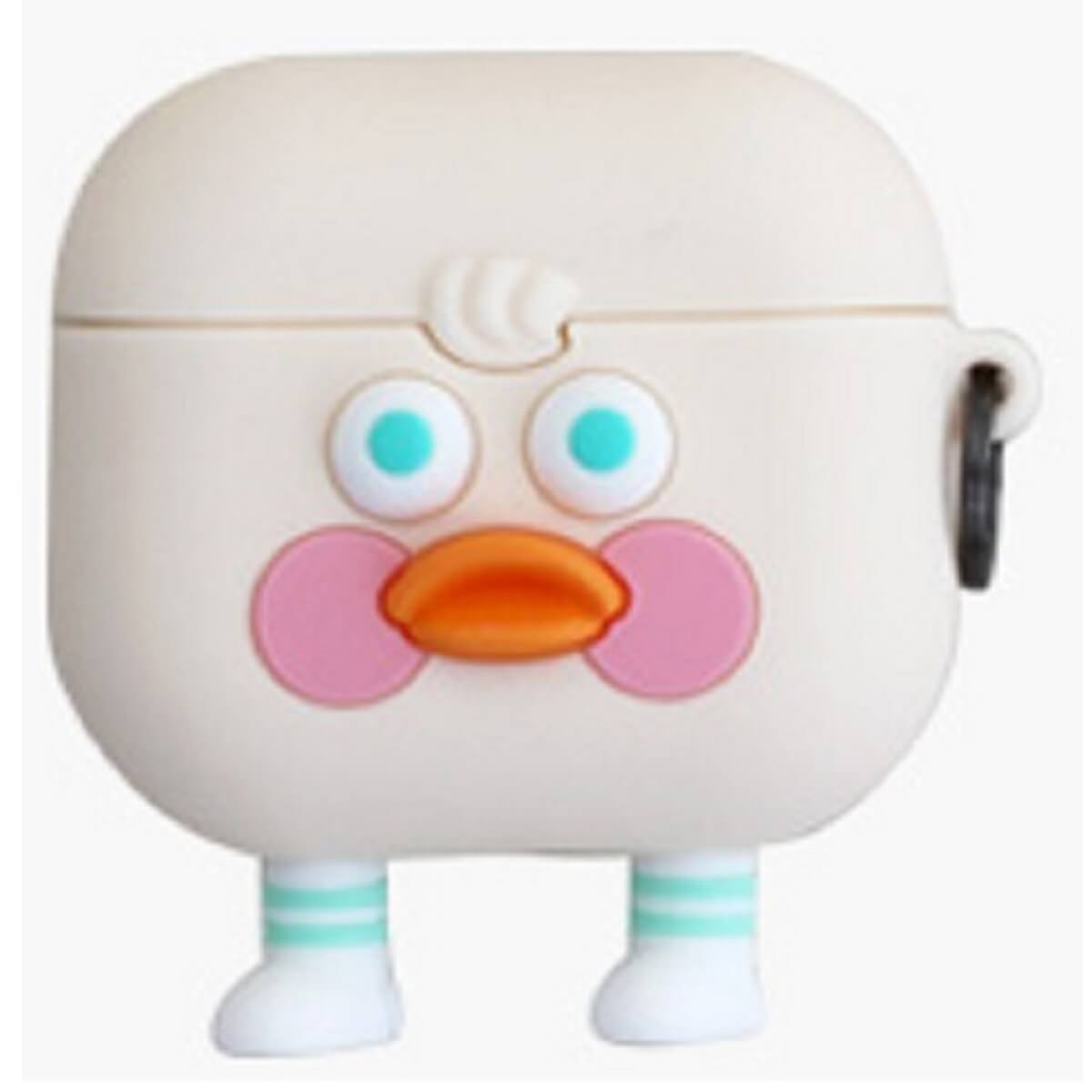 ブランチブラザー 食パンアヒル韓国キャラクターイラスト AirPods 第3世代 互換シリコーンケースカバー