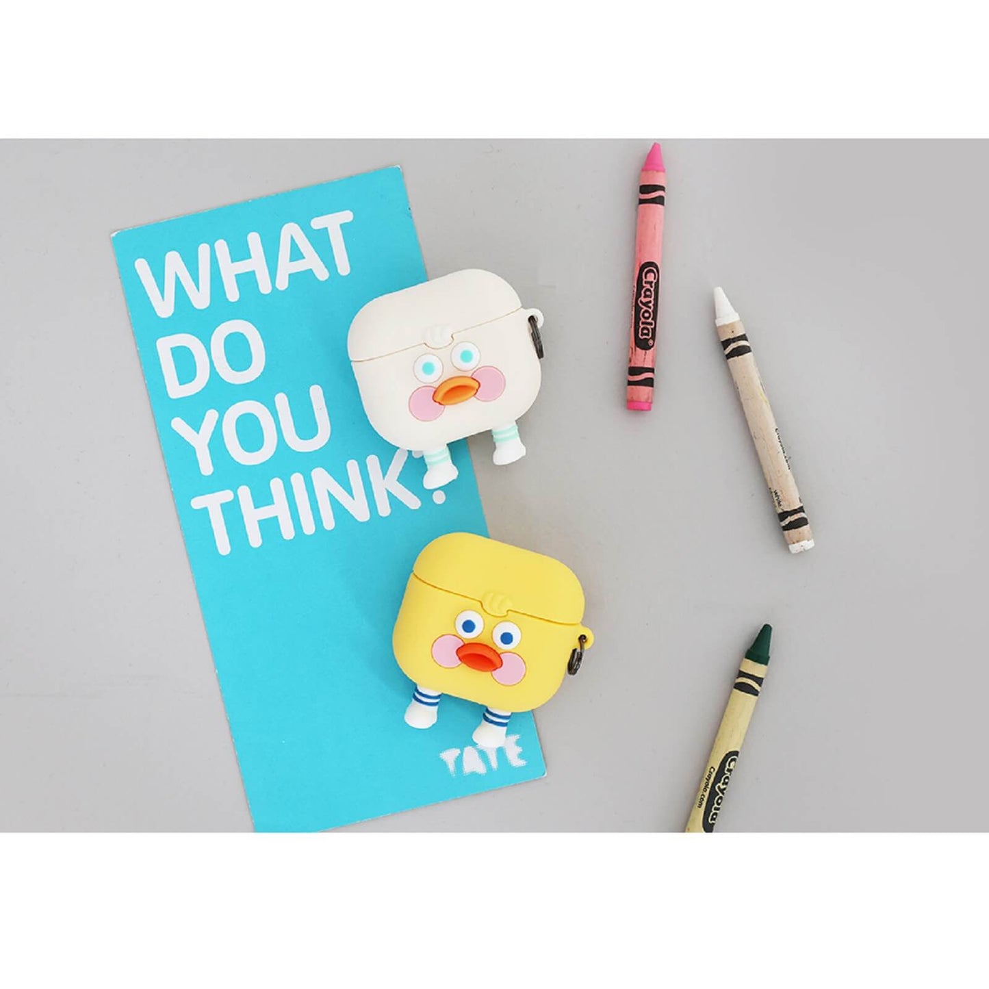 ブランチブラザー 食パンアヒル韓国キャラクターイラスト AirPods 第3世代 互換シリコーンケースカバー