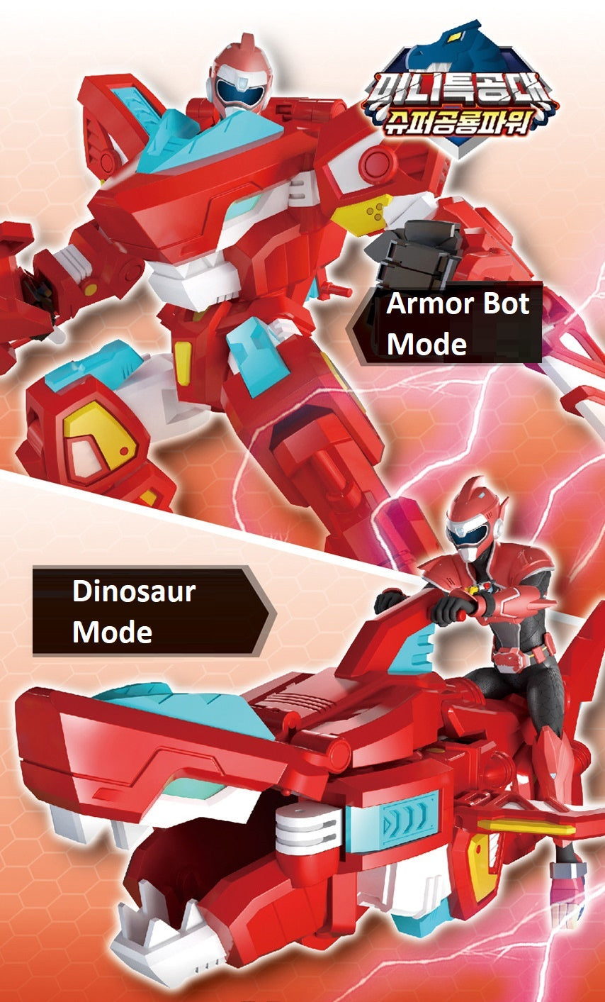 ミニフォース ミニ特攻隊 メガロドンサミー スーパー恐竜パワー パート2 韓国変身ロボット