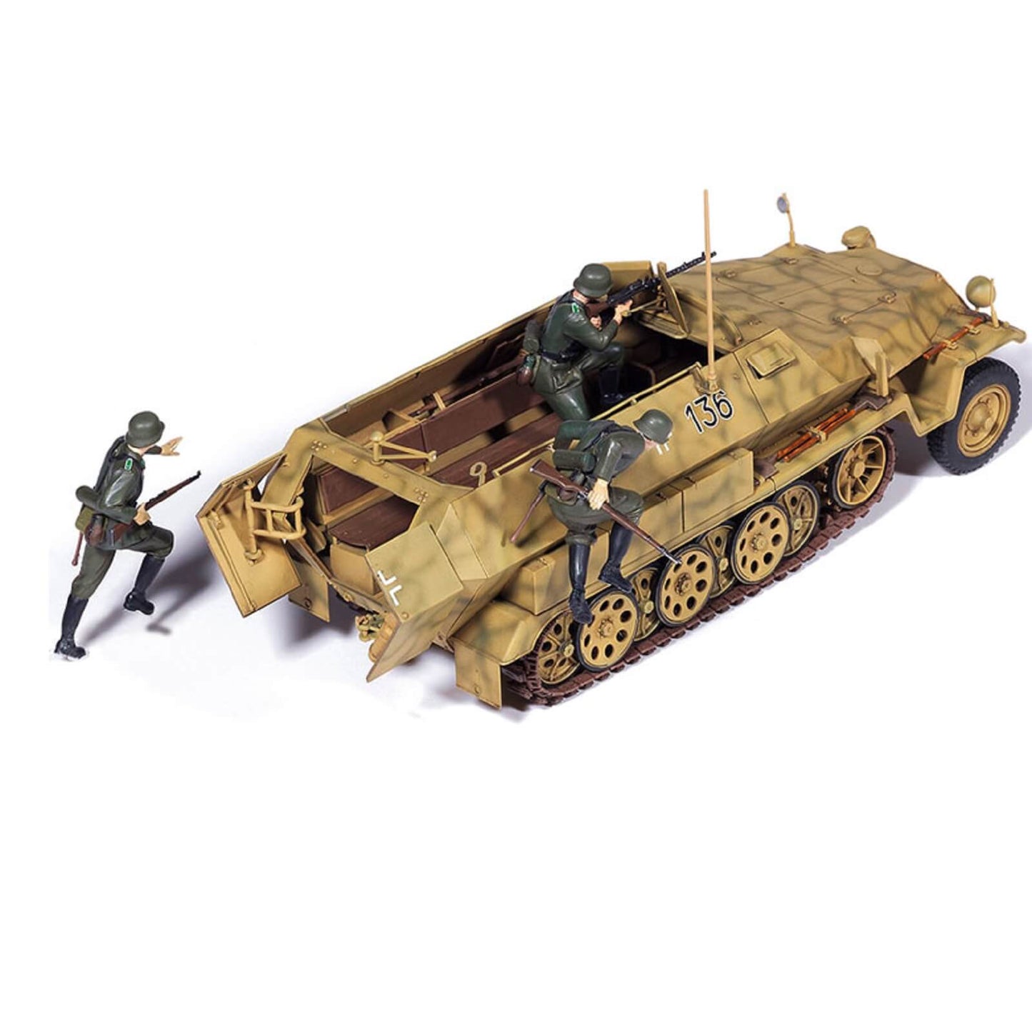 アカデミー13540LEドイツSd.kfz.251/1 Ausf.C ハノマーグ装甲車プラモデル限定版