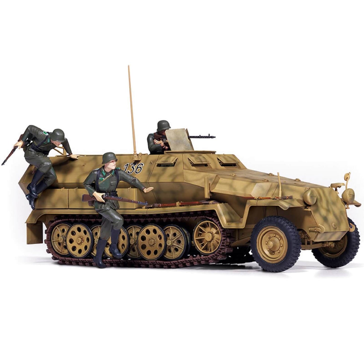 アカデミー13540LEドイツSd.kfz.251/1 Ausf.C ハノマーグ装甲車プラモデル限定版