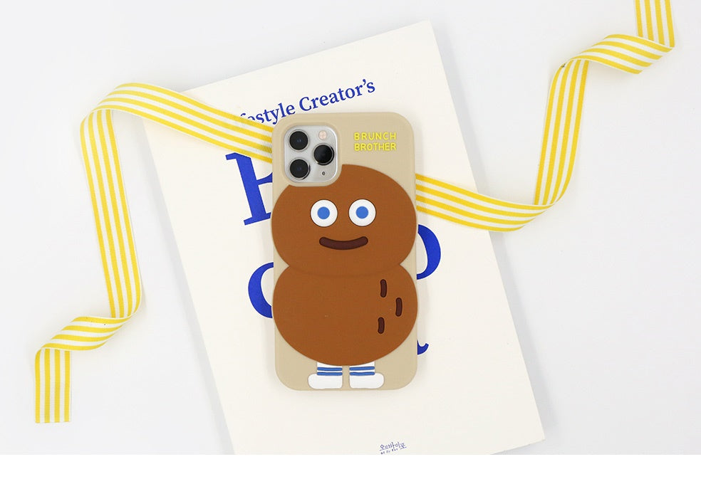 ロマネ ブランチブラザー ピー ナッツ韓国 iPhone 11 Proシリコーンケースカバースマートフォンア