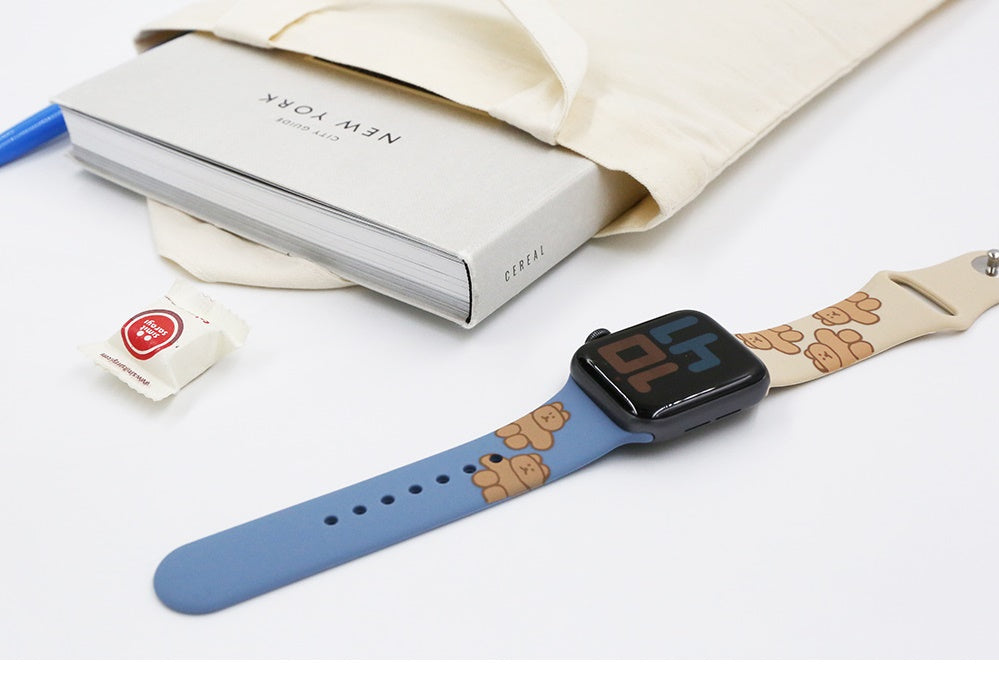 ロマネ Apple Watch シリコンストラップバンド かわいい韓国 デザイン 女性用 38mm 40mm