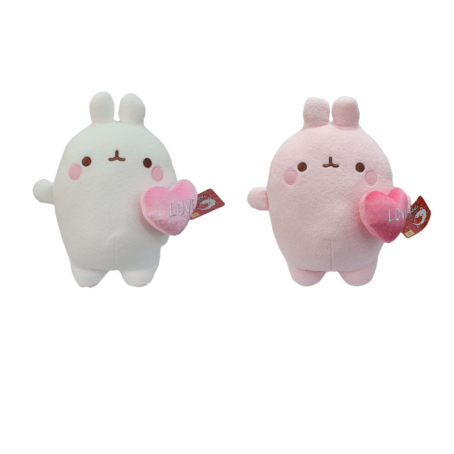 モルラン ラブハート 韓国 ぬいぐるみ 人形 韓国キャラクター人形 Molang 25cm