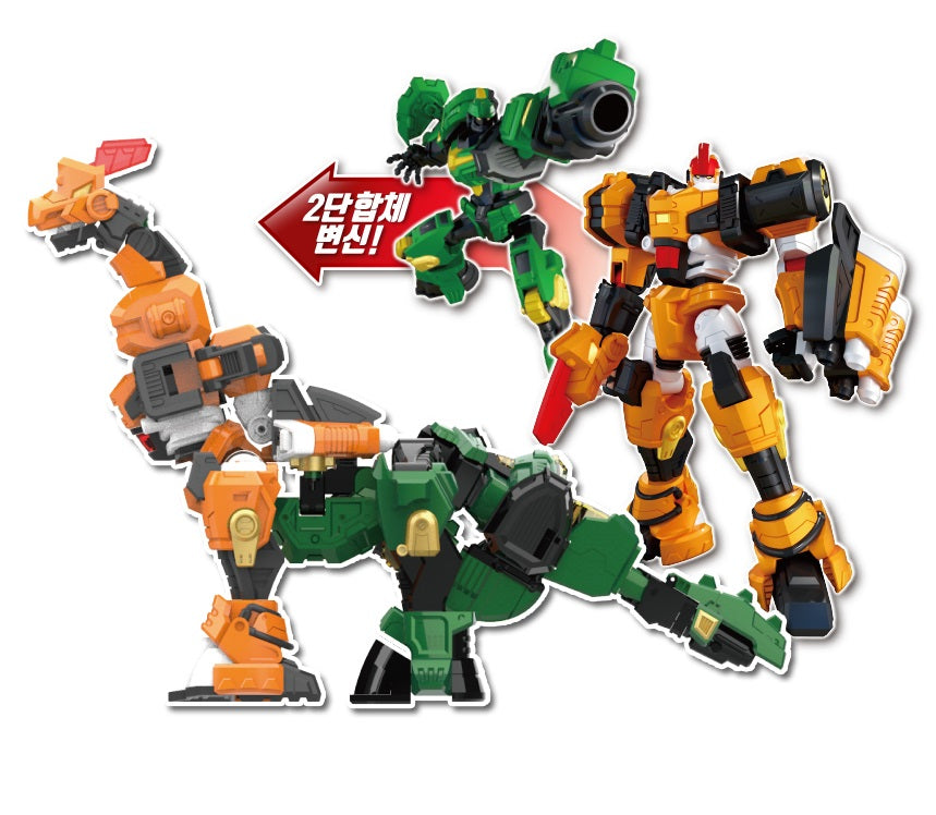 ミニフォース ミニ特攻隊 ブラキマグネター スーパー恐竜パワー パート2 韓国変身ロボット