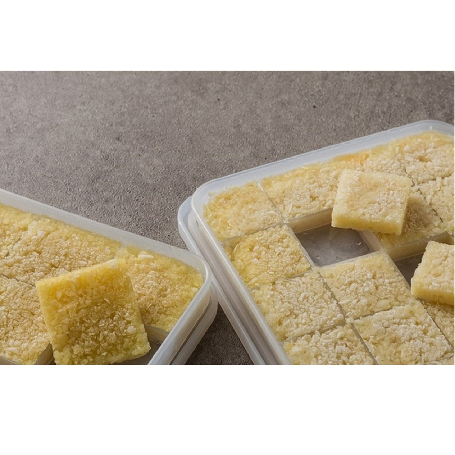 シリクック ニンニク野菜冷蔵庫小分容器 冷凍庫食品保存容器 韓国収納コンテナーBPAフリー(5個)