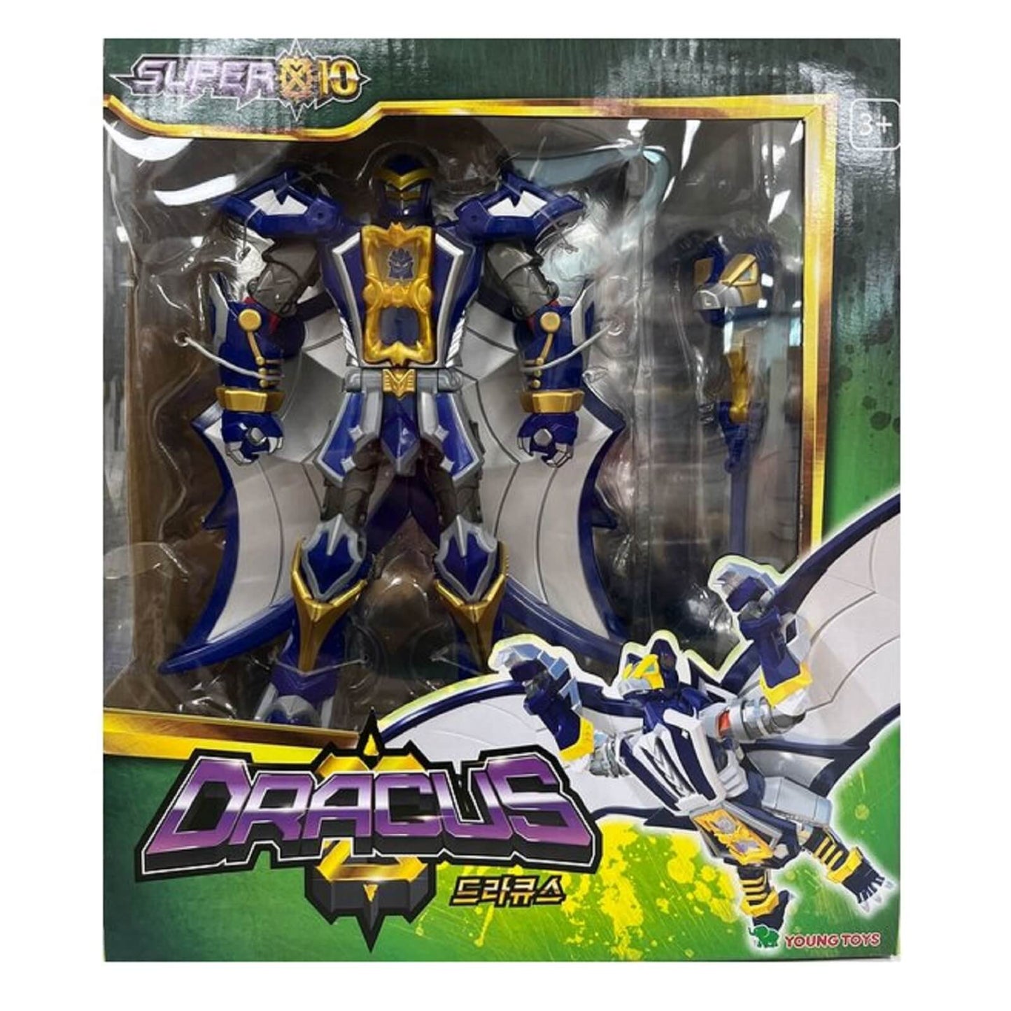 スーパーテン ドラキュース コウモリ ヴァンパイア ドラキュラ韓国変身ロボットおもちゃ玩具 Super10 Dracus
