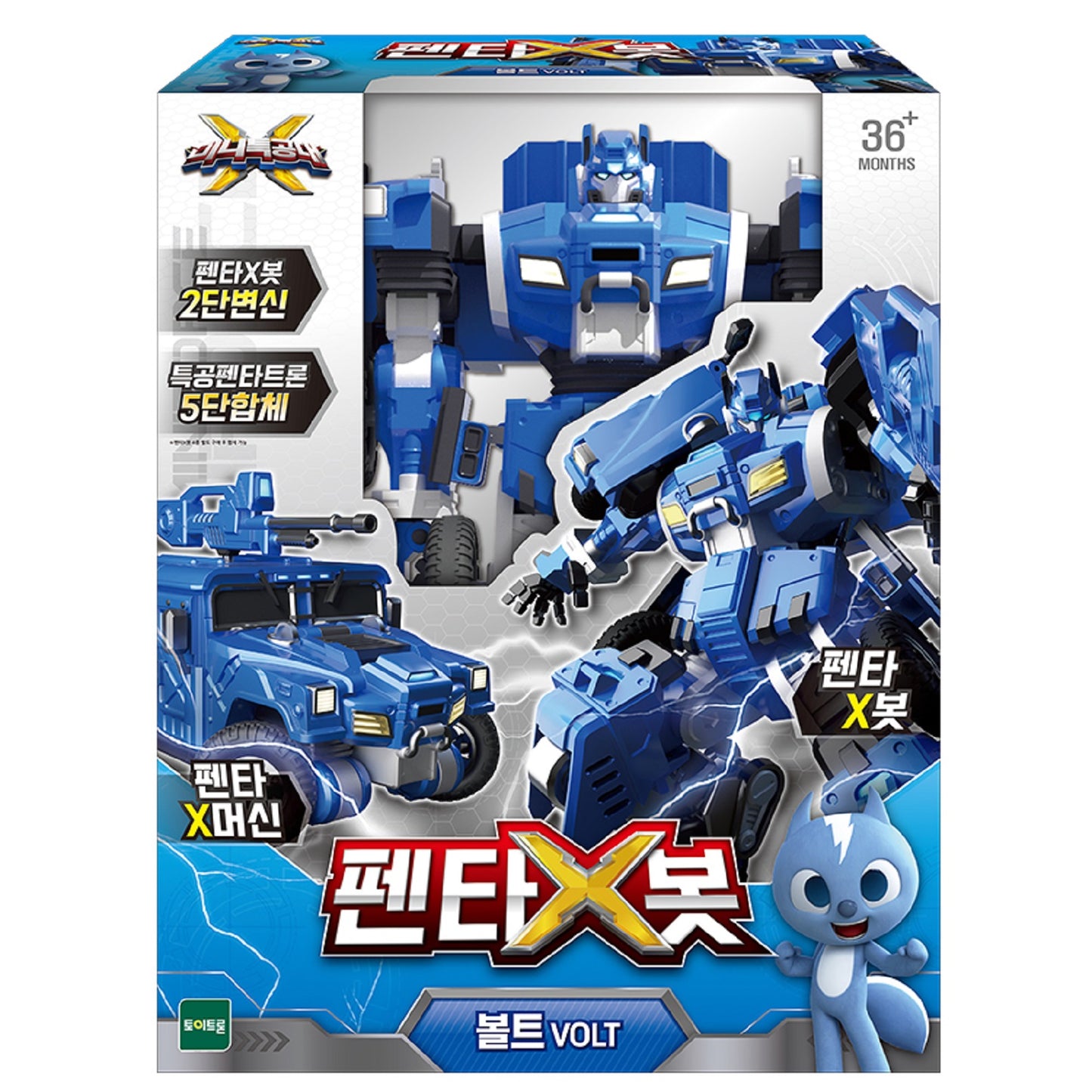 ミニ特攻隊 X ミニフォース ペンタXボット ボルト サミー ルーシー マックス レオ 変身ロボット
