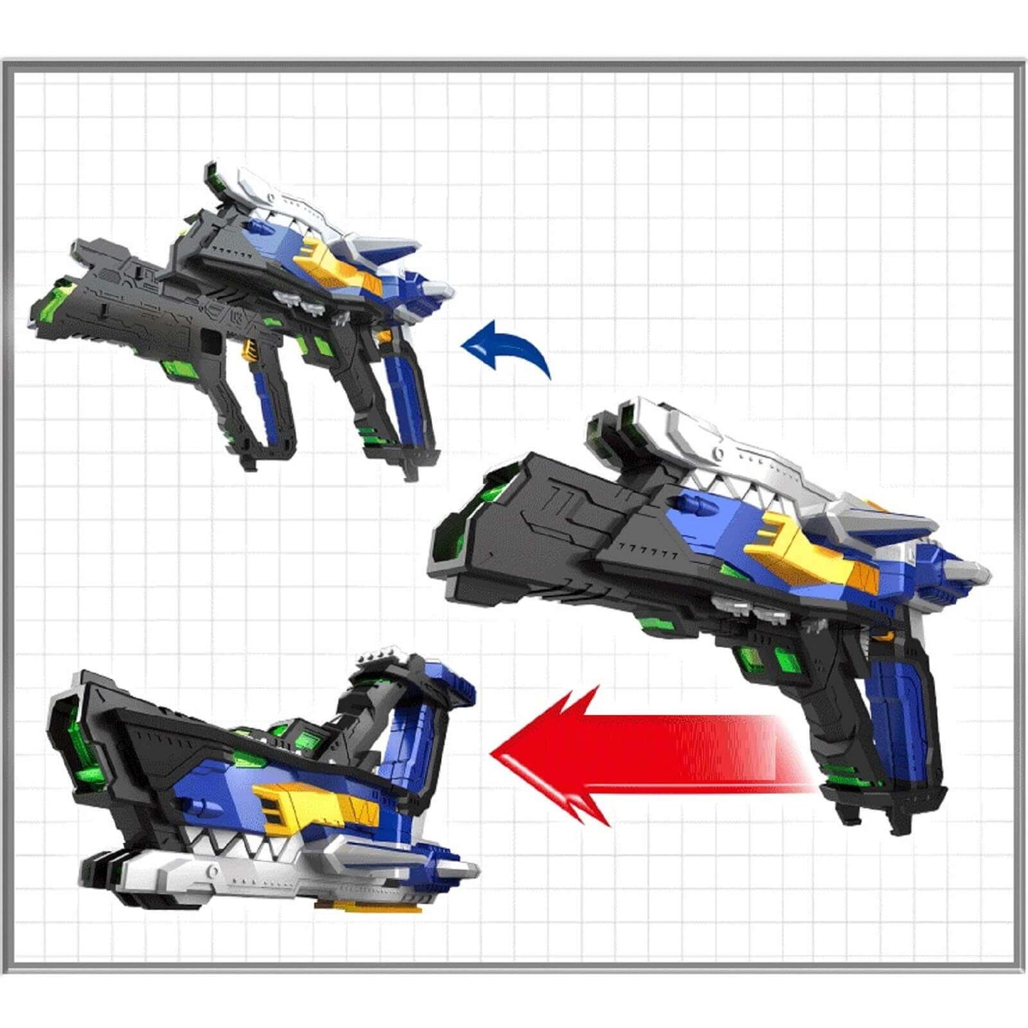 ミニ特攻隊 ミニフォース ブイシャクダブルガン Vシャクダブルガン変身武器玩具ブイレンジャーズシリーズ Miniforce V Shark Double Gun