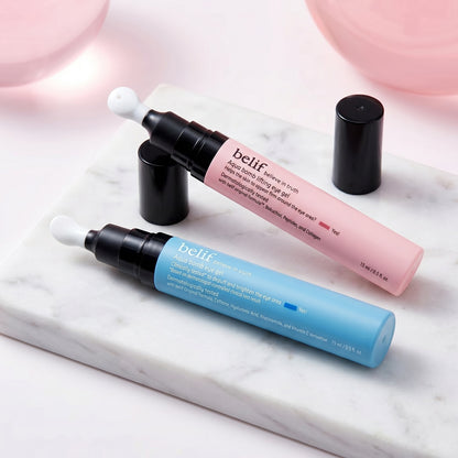 ビリーフ アクアボム アイジェル デュオ 15ml×2 水分アイジェル + リフティングアイジェル 2個セット 保湿 目元ケア 韓国コスメ