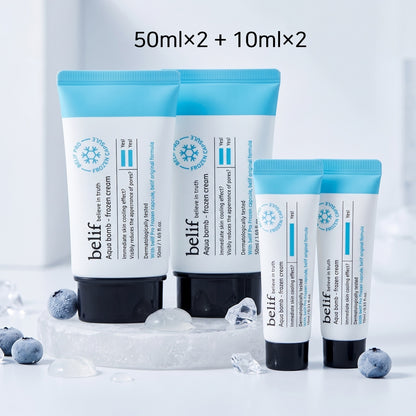 ビリーフ アクアボム フローズンクリーム 50ml×2 + 10ml×2 合計120ml セット 水分クリーム 保湿クリーム 韓国コスメ スキンケア 乾燥肌 ひんやり