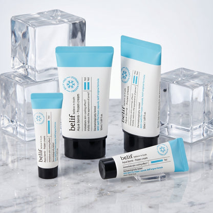 ビリーフ アクアボム フローズンクリーム 50ml×2 + 10ml×2 合計120ml セット 水分クリーム 保湿クリーム 韓国コスメ スキンケア 乾燥肌 ひんやり