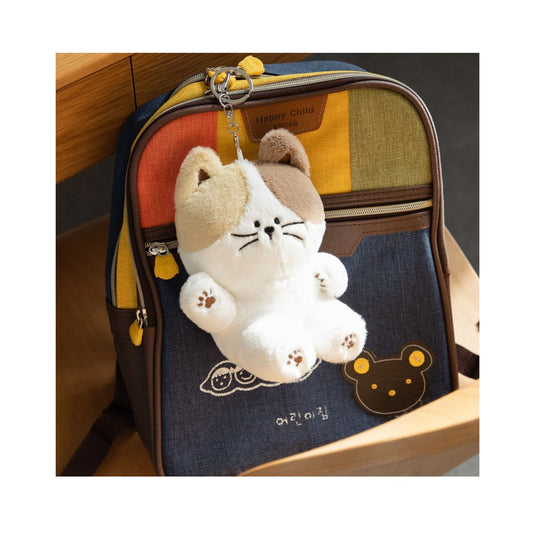 デイリーライク 韓国 かわいい 猫 ぬいぐるみ キーホルダー キーリング 韓国雑貨 ブランド