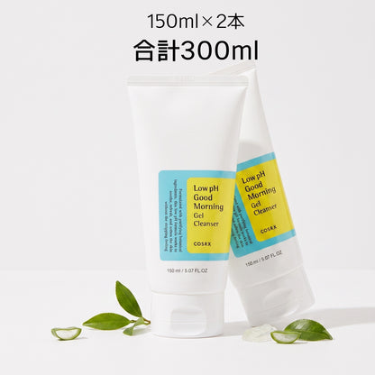 COSRX コスアールエックス 弱酸性 グッドモーニング ジェルクレンザー 合計300ml 150ml×2本 洗顔ジェル ジェル洗顔 洗顔料 韓国コスメ