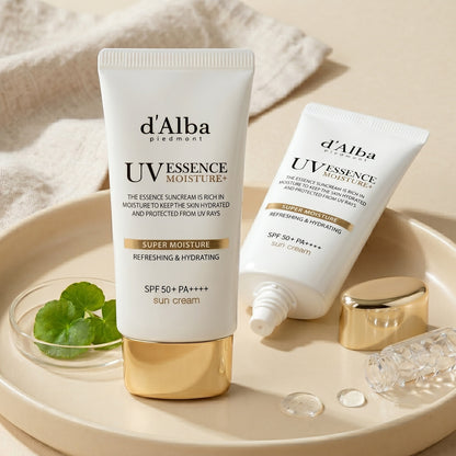 ダルバ スーパーモイスチャーエッセンスサンクリーム 65ml×2 2個セット SPF50+ PA++++ 日焼け止め サンクリーム 保湿 UVケア 化粧下地 韓国コスメ スキンケア 乾燥肌 ツヤ肌