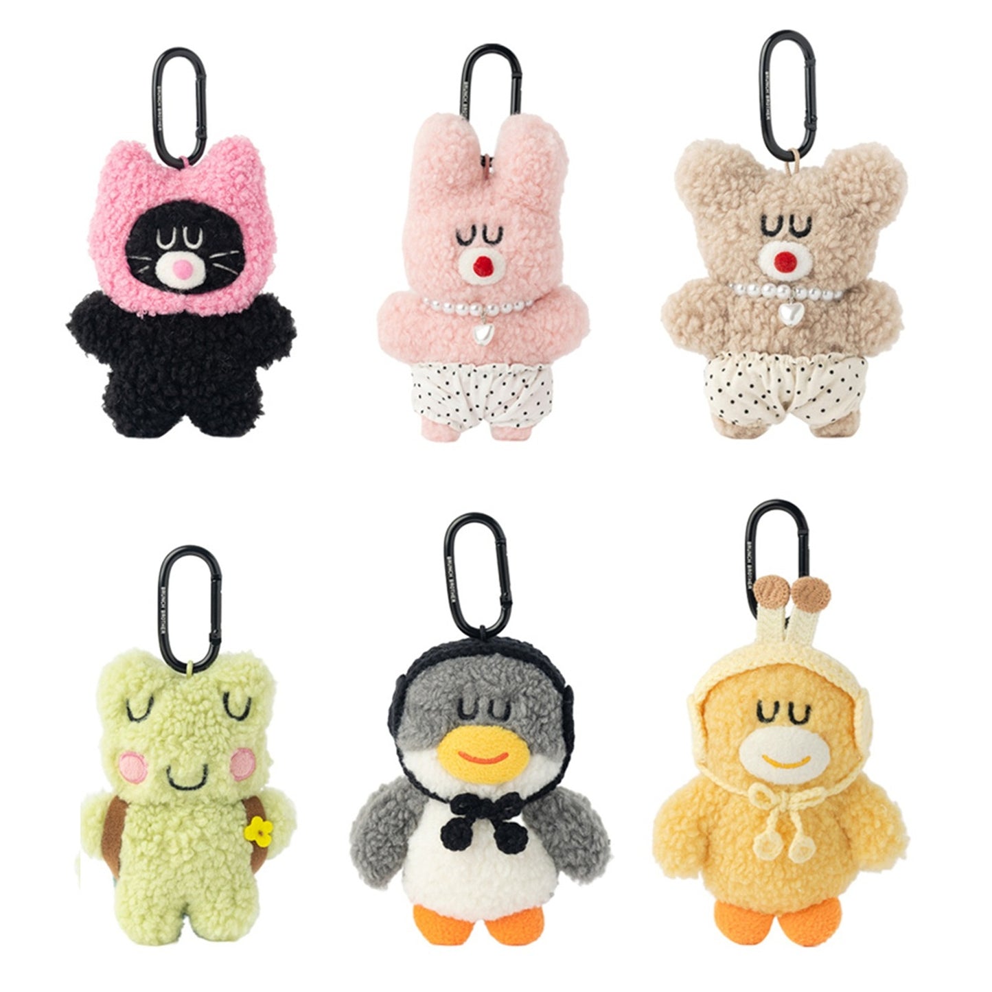 ブランチブラザー 韓国キーホルダー ぬいぐるみ かわいい キャラクター バッグチャーム  人気 おしゃれ キーチェーン アクセサリー