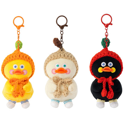 ブランチブラザー 韓国 ダック キャラクター ぬいぐるみ キーホルダー キーリング キーカバー かわいい オリジナル バッグチャーム 3色展開