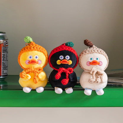 ブランチブラザー 韓国 ダック キャラクター ぬいぐるみ キーホルダー キーリング キーカバー かわいい オリジナル バッグチャーム 3色展開