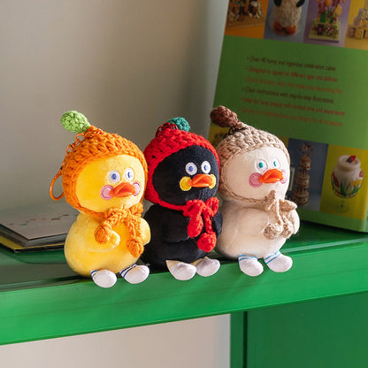 ブランチブラザー 韓国 ダック キャラクター ぬいぐるみ キーホルダー キーリング キーカバー かわいい オリジナル バッグチャーム 3色展開