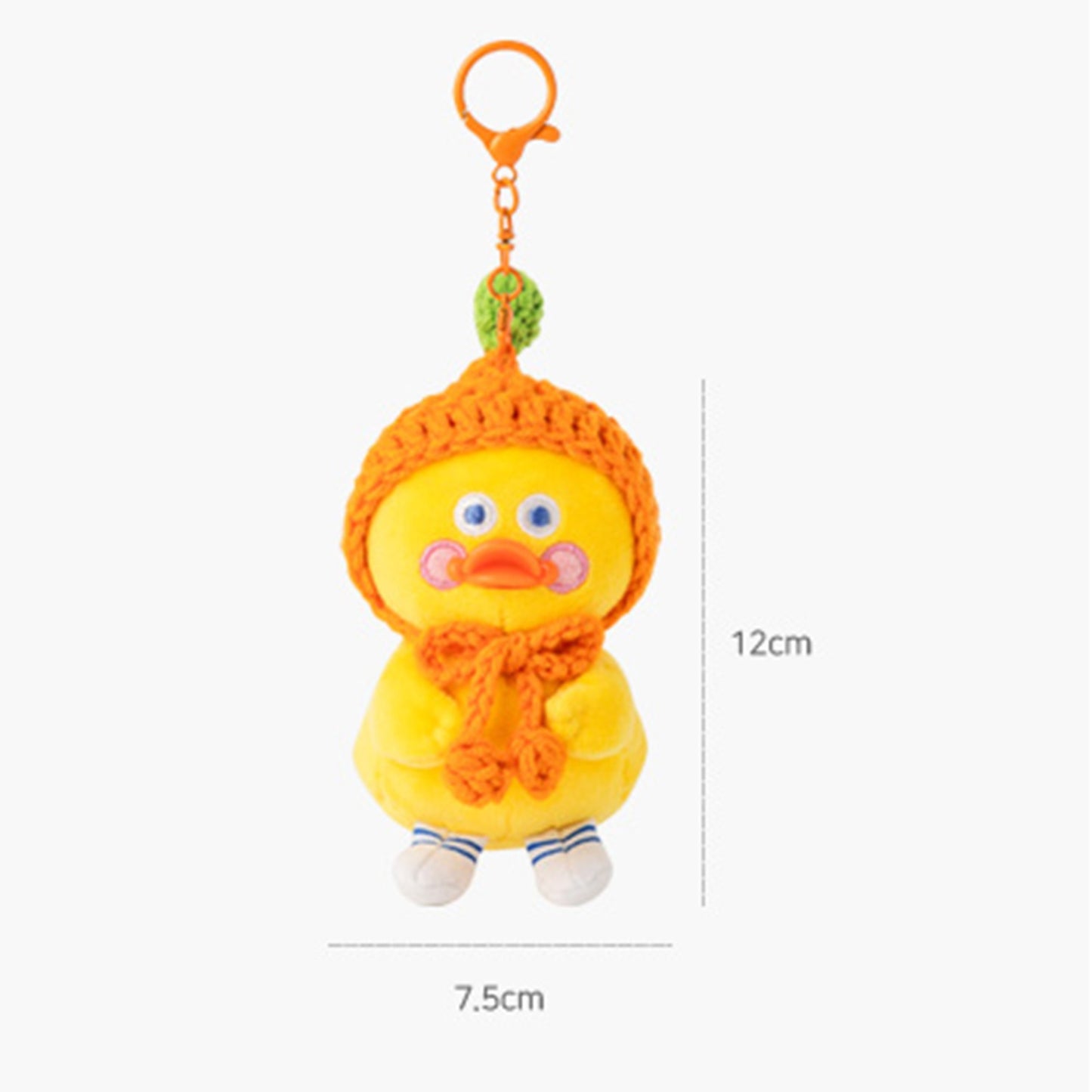 ブランチブラザー 韓国 ダック キャラクター ぬいぐるみ キーホルダー キーリング キーカバー かわいい オリジナル バッグチャーム 3色展開