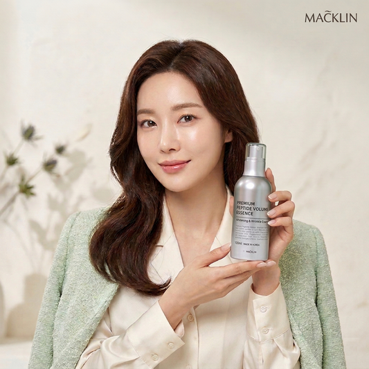 Macklin マクリーン ペプチド ボリューム エッセンス 韓国コスメ バブル 美容液 保湿 セラム ハリ ツヤ肌 潤い 整肌 スキンケア