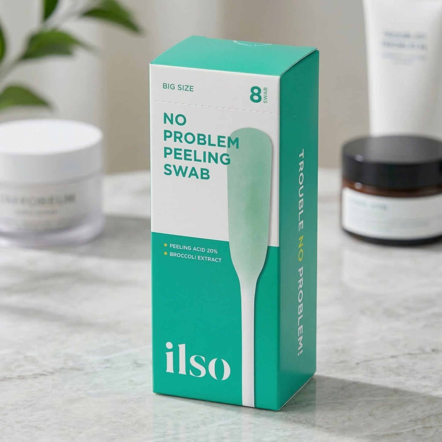 ilso イルソ ノートラブルラム ピーリング スワブ 2個セット 4g×8本入 計16本 角質ケア 毛穴ケア ピーリング綿棒 AHA BHA 個包装 韓国コスメ スキンケア ブラックヘッド ザラつき