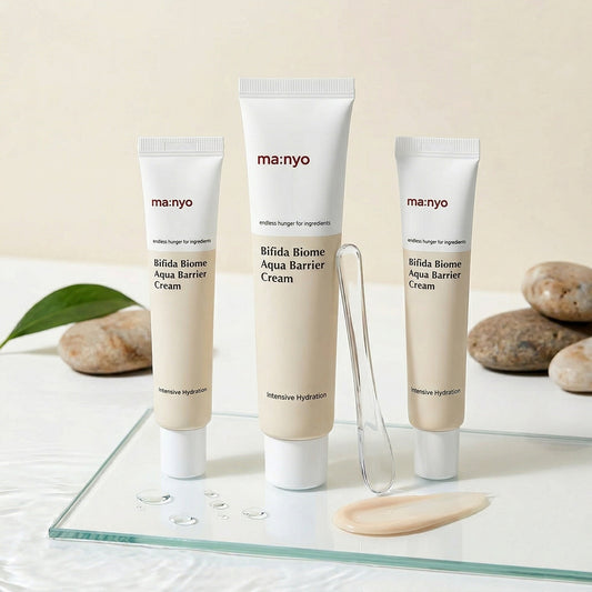 Manyo マニョ ビフィダ バイオーム アクア バリア クリーム 80ml 1個 + 20ml 2個 フェイスクリーム 水分クリーム 保湿 バリアケア 企画セット 韓国コスメ 正規品