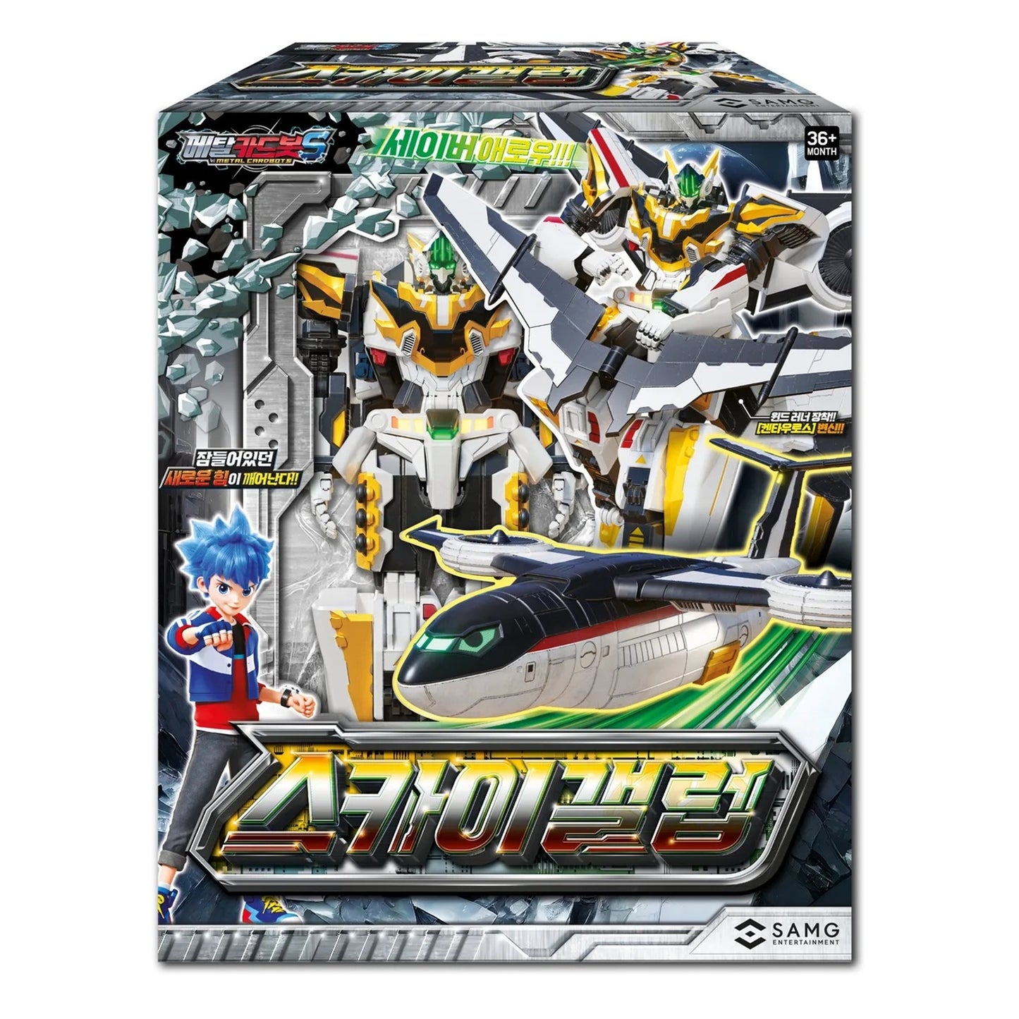 メタルカードボットS スカイギャラップ 変形ロボット コレクターズアイテム 韓国限定 玩具 オタク向け トランスフォーム 重機型ロボット